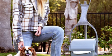 GoodWag PooPail 2.0 – 2-in-1 Backyard Pet Waste Management Solution