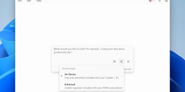 Notepad’s AI writing features will soon run locally on Copilot+ PCs
