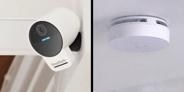 SimpliSafe Outdoor Security Camera S2 & Smoke and Carbon Monoxide Detector