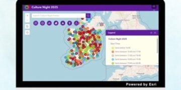 Digital map charts 1,800 Culture Night events across Ireland