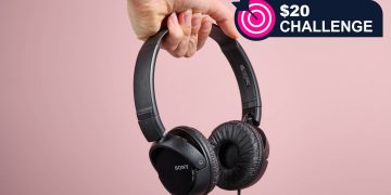I tried out some super-cheap wired headphones – they put the bass in ‘bargain basement’