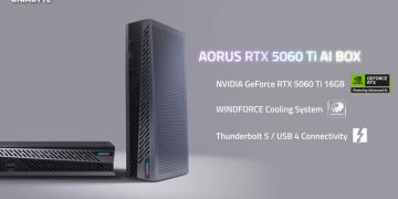 Gigabyte squeezes a full RTX 5060 Ti into a small box with Thunderbolt 5 desktop-grade punch