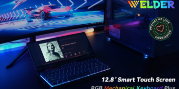 This folding mechanical keyboard with touchscreen might replace your laptop, offering an unusual hybrid experience for creative multitaskers at home