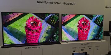 I saw Samsung’s micro-RGB next to a Hisense RGB mini-LED TV, and the future of TV has me excited