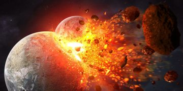 A Collision With Another Planet Could Have Allowed for Life on Earth