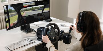 Logitech G launches RS50 racing sim products, including an all-new wheel base, racing wheel, and pedals