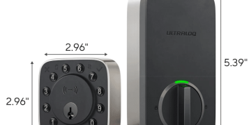 U-tec ULTRALOQ Bolt NFC – Smart Wi-Fi Deadbolt Lock w/ Apple Home Key