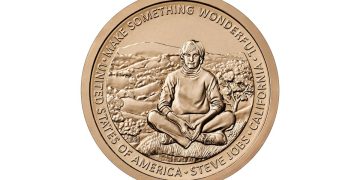 The US Mint is honoring Steve Jobs by putting him on a $1 Innovation coin