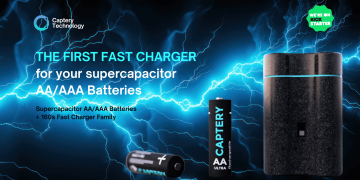 Crowdfunded Captery Ultra battery promises rapid recharging performance and decades of use