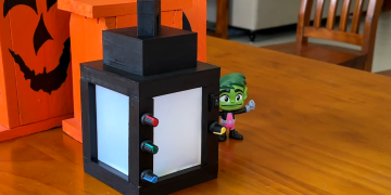 Building A Minecraft Lantern For Halloween