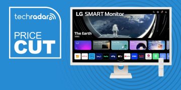 This stunning 32-inch LG monitor is under £130 for Amazon Big Deals Day – and comes with a remote control, plenty of ports, an IPS display, and even its own OS to handle productivity tasks