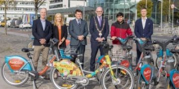 RedClick dublinbikes Hits 40 Million Journeys Milestone, Unveils Custom Art Bike by Holly Pereira