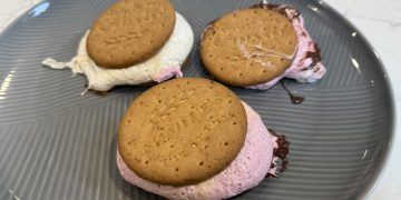 These air fryer s’mores are just like the ones you toast on a fire but without the smoke and mess