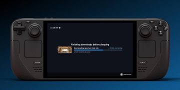 Steam Deck adds a standby mode for screen-off downloads