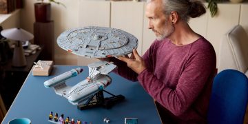 Engage! The Lego Star Trek Enterprise NCC-1701-D model is here, and it is spectacular