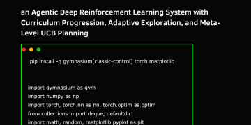 How to Build an Agentic Deep Reinforcement Learning System with Curriculum Progression, Adaptive Exploration, and Meta-Level UCB Planning