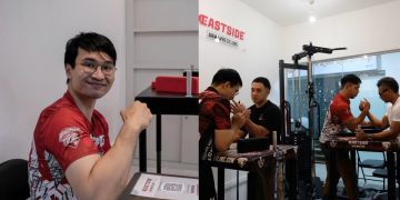 After competing globally, this 30 Y/O founded S’pore’s 1st arm-wrestling gym
