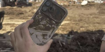 After devastating typhoon, one user found their phone had survived