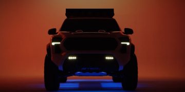 Toyota’s hydrogen-powered pick-up truck can tackle any terrain – and you can even shower in its exhaust emissions